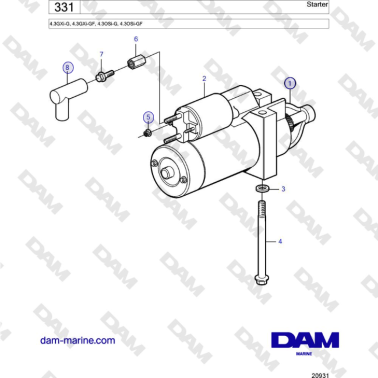 Volvo Penta 4.3L GXI-G /...