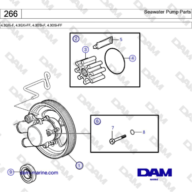 Volvo Penta 4.3GXi-F,...