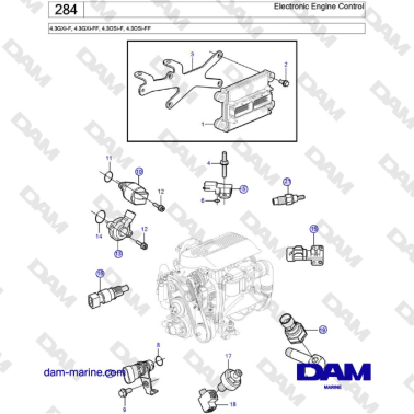 Volvo Penta 4.3GXi-F,...