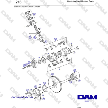 Volvo Penta 5.0L GXI-F /...