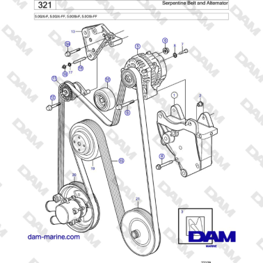 Volvo Penta 5.0L GXI-F /...