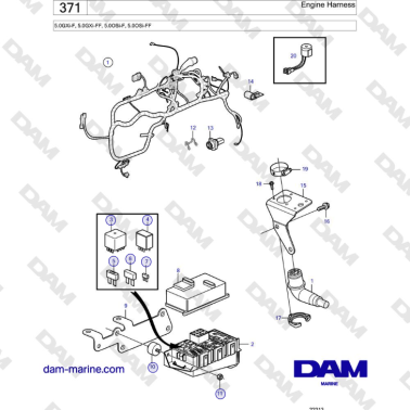 Volvo Penta 5.0L GXI-F /...