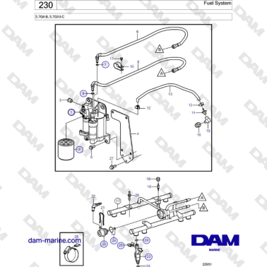 Volvo Penta 5.7GiI-B,...
