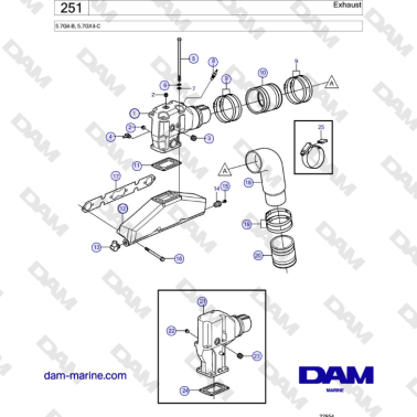 Volvo Penta 5.7GiI-B,...