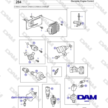 Volvo Penta 5.7GXi-C,...