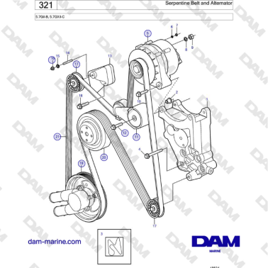 Volvo Penta 5.7GiI-B,...