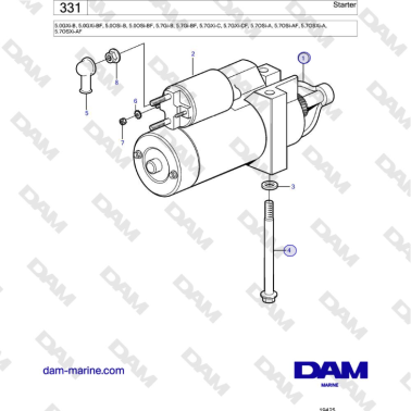 Volvo Penta 5.0GXi-B,...