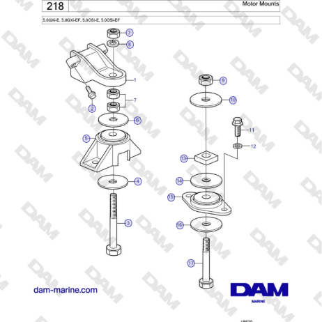 Pompe Carburant Haute Pression pour Volvo Penta Gi ,Gxi V6 & V8