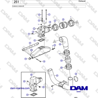 Volvo Penta 5.0GXi-E,...