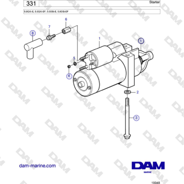 Volvo Penta 5.0GXi-E,...