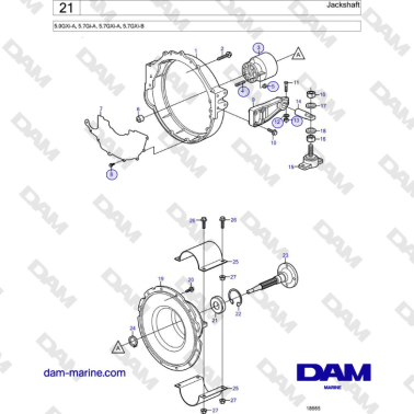 Volvo Penta 5.0GXi-A,...