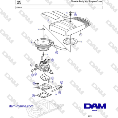 Volvo Penta 5.7GXi-B -...