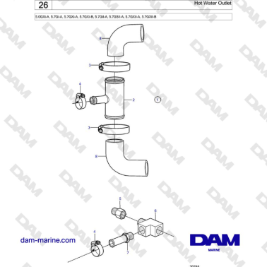 Volvo Penta 5.0GXi-A,...