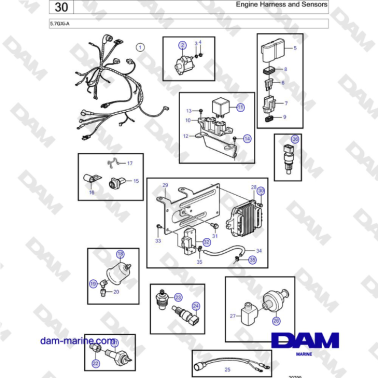Volvo Penta 5.7GXi-A -...
