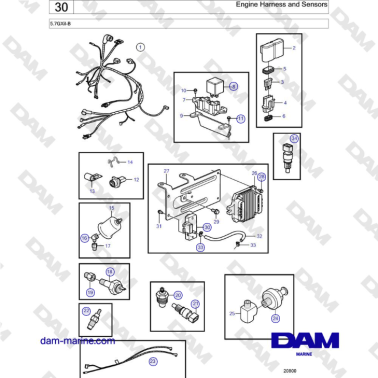 Volvo Penta 5.7GXiI-B -...