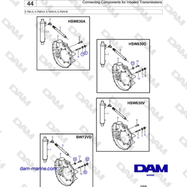Volvo Penta 5.7GiI-A,...