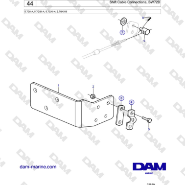 Volvo Penta 5.7GiI-A,...