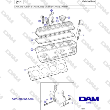 Volvo Penta 5.7Gi-F,...