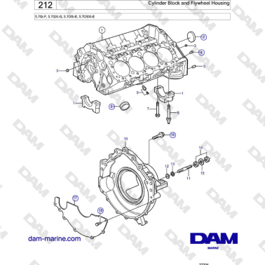 Volvo Penta 5.7Gi-F,...