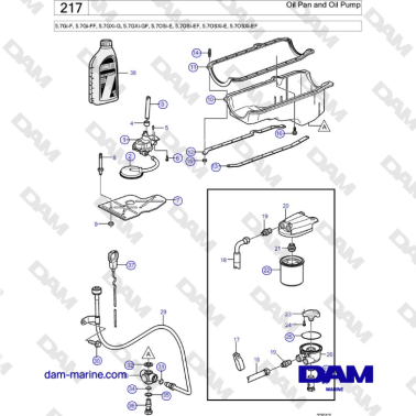 Volvo Penta 5.7Gi-F,...