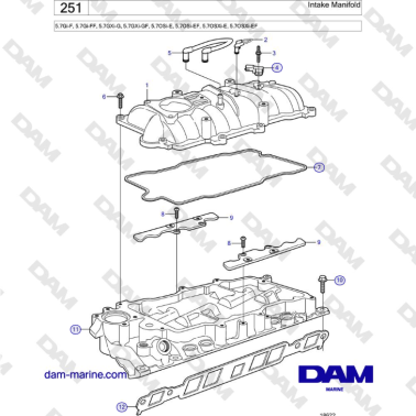 Volvo Penta 5.7Gi-F,...
