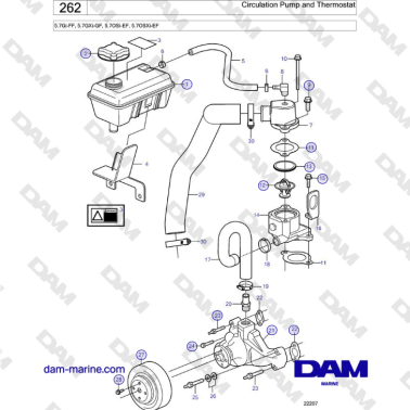 Volvo Penta 5.7Gi-FF,...