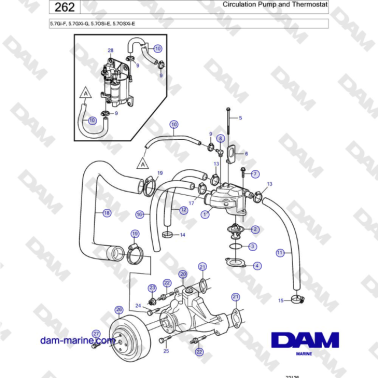 Volvo Penta 5.7Gi-F,...