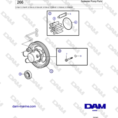 Volvo Penta 5.7Gi-F,...