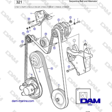 Volvo Penta 5.7Gi-F,...