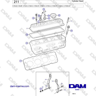 Volvo Penta 5.7Gi-B,...