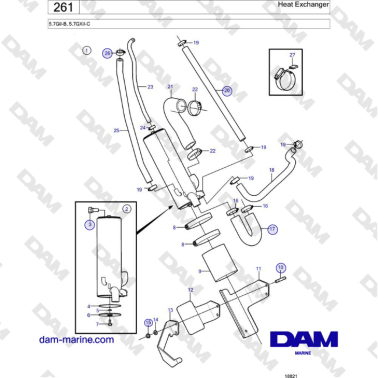 Volvo Penta 5.7GiI-B,...