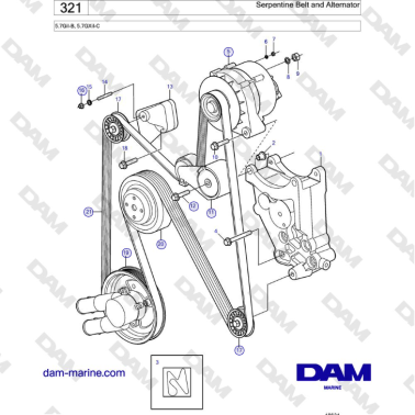 Volvo Penta 5.7GiI-B,...