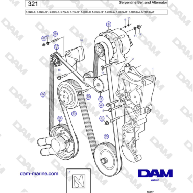 Volvo Penta 5.7Gi-B,...