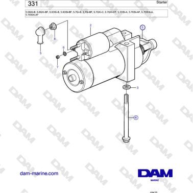 Volvo Penta 5.7Gi-B,...