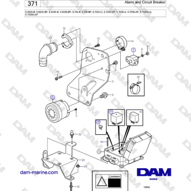 Volvo Penta 5.7Gi-B,...