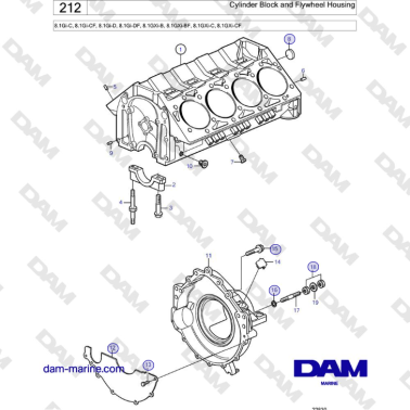 Volvo Penta 8.1Gi-C,...