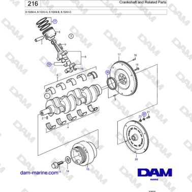 Volvo Penta 8.1GSiI-A,...