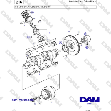 Volvo Penta 8.1Gi-B,...