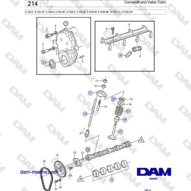 Volvo Penta 5.7Gi-C,...