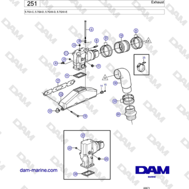 Volvo Penta 5.7GiI-C,...