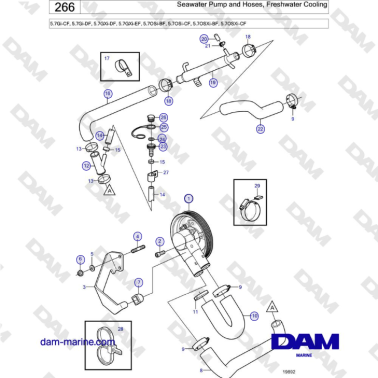 Volvo Penta 5.7Gi-CF,...