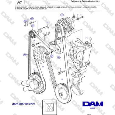 Volvo Penta 5.7Gi-C,...