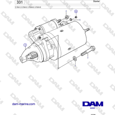 Volvo Penta 5.7GiI-C,...
