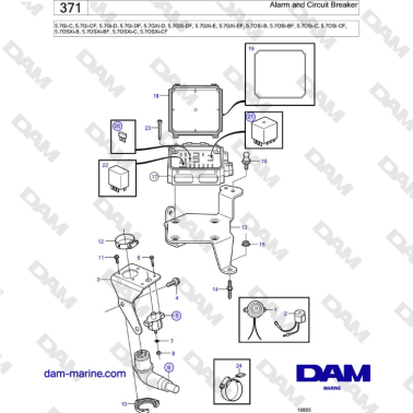 Volvo Penta 5.7Gi-C,...