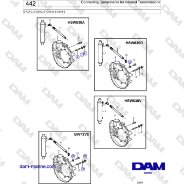 Volvo Penta 5.7GiI-C,...