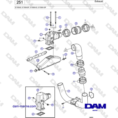 Volvo Penta 5.7OSi-D,...