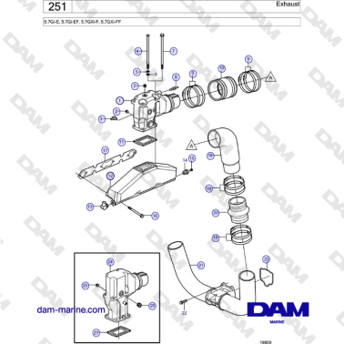 Volvo Penta 5.7Gi-E,...