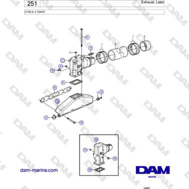 Volvo Penta 5.7GiI-E,...