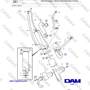 Volvo Penta 5.7GiI-E,...