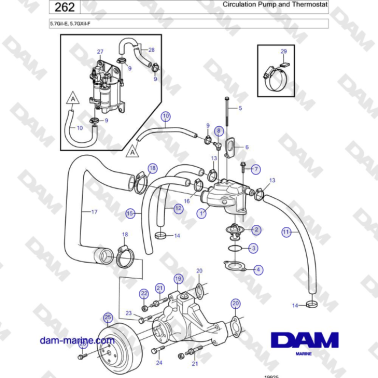 Volvo Penta 5.7GiI-E,...